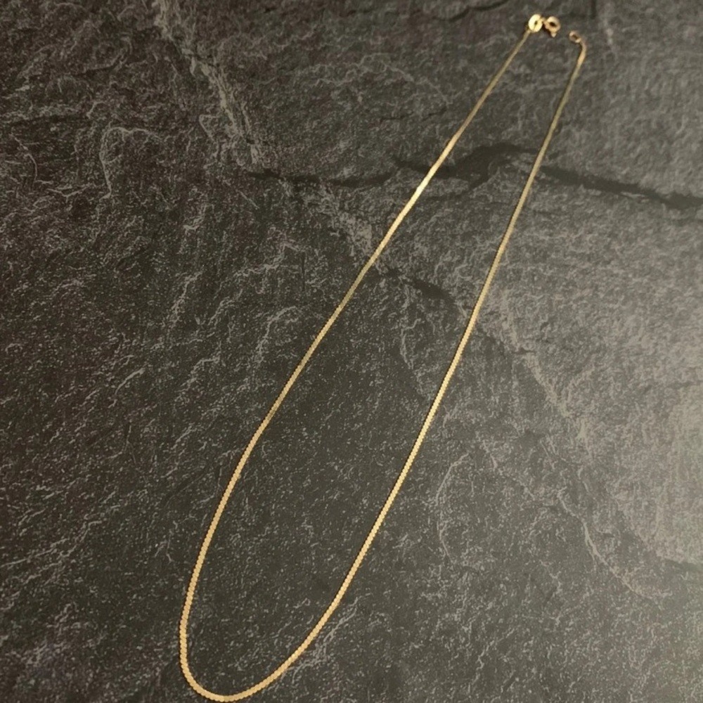 Traded to Lizsales 14k solid gold 18” necklace